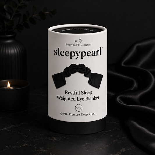 SleepyPearl™ – Calming Weighted Eye Blanket