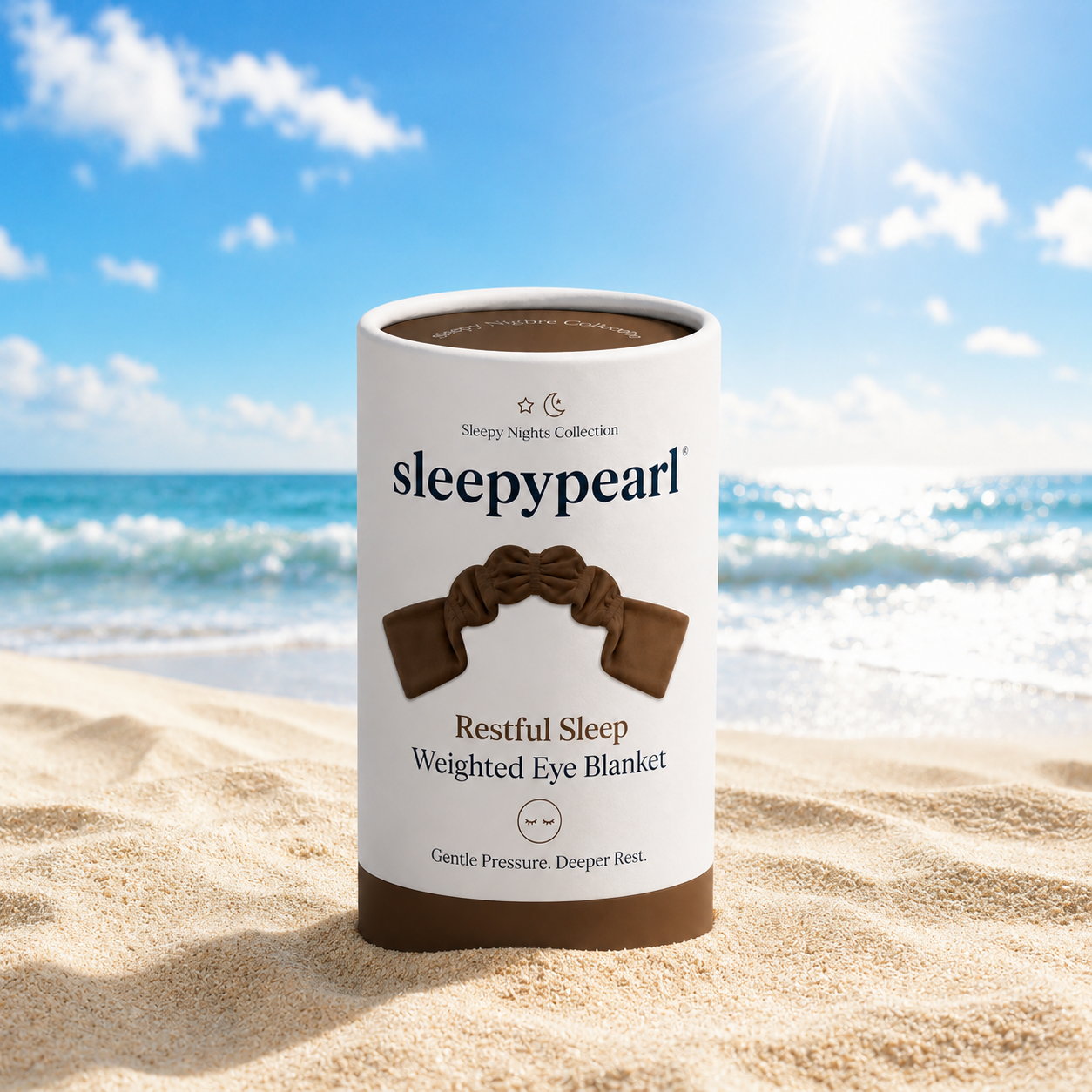 SleepyPearl™ – Calming Weighted Eye Blanket